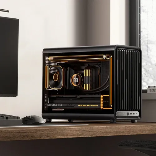 Case PC JONSBO D33 Black – Mini Tower M-ATX| VGA 435m| AIO 360mm